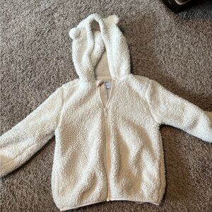 Old Navy Cream Fleece Kids Hoodie